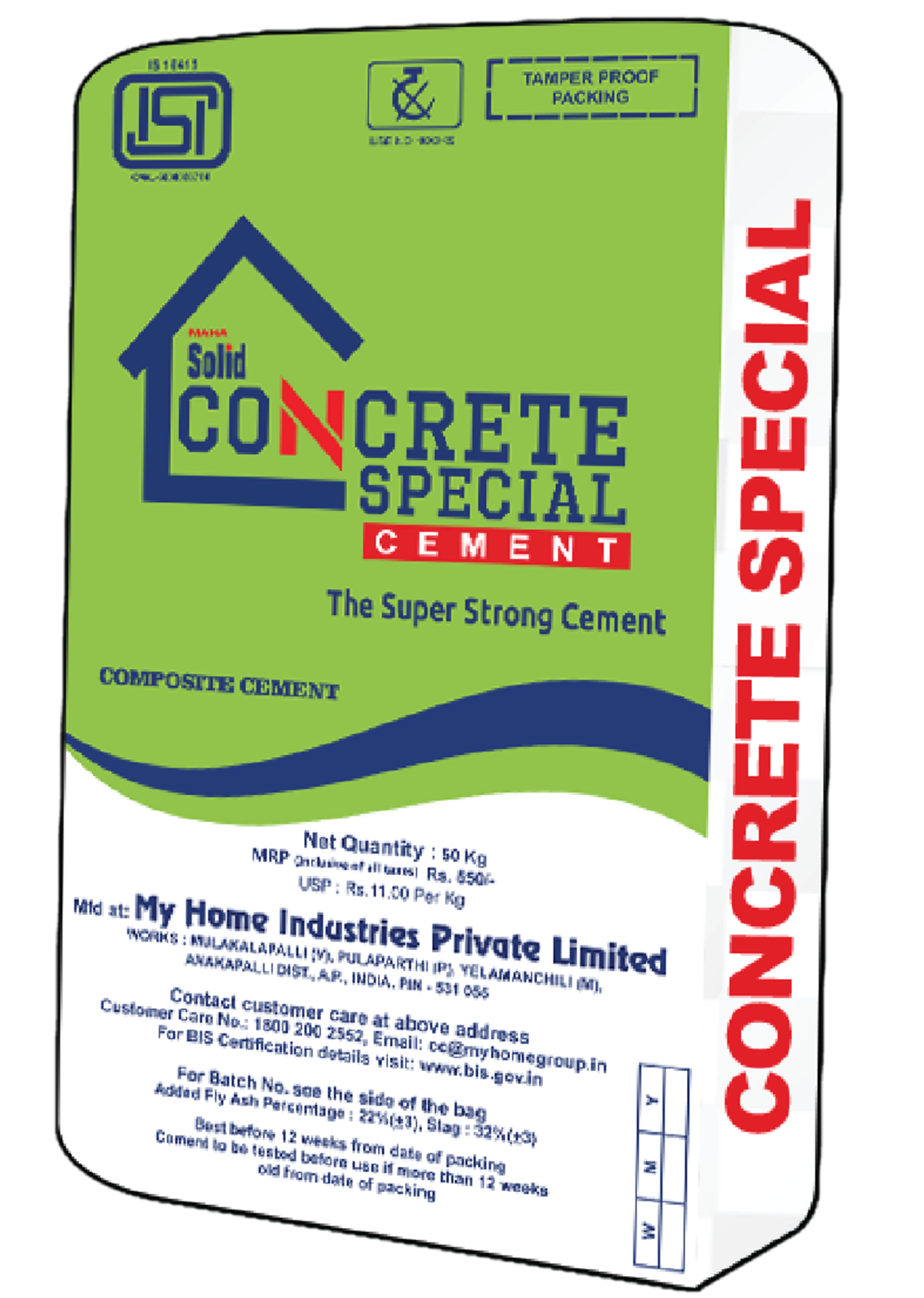 Maha Cement - Concrete Special Cement Bag