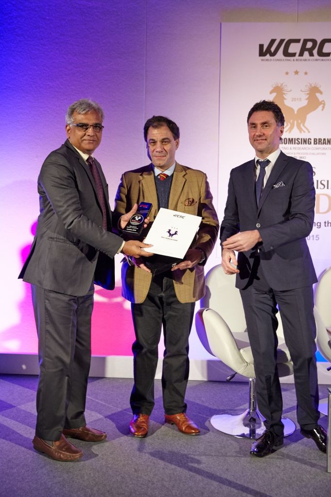 India's Most Promising Brand 2015 Award to Maha Cement by WCRC